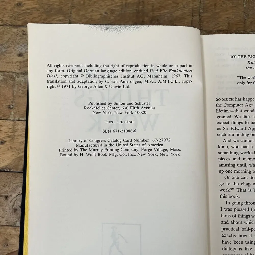 The Way Things Work Volume 1 & 2 Simon & Schuster 1967-1971 Science Technology